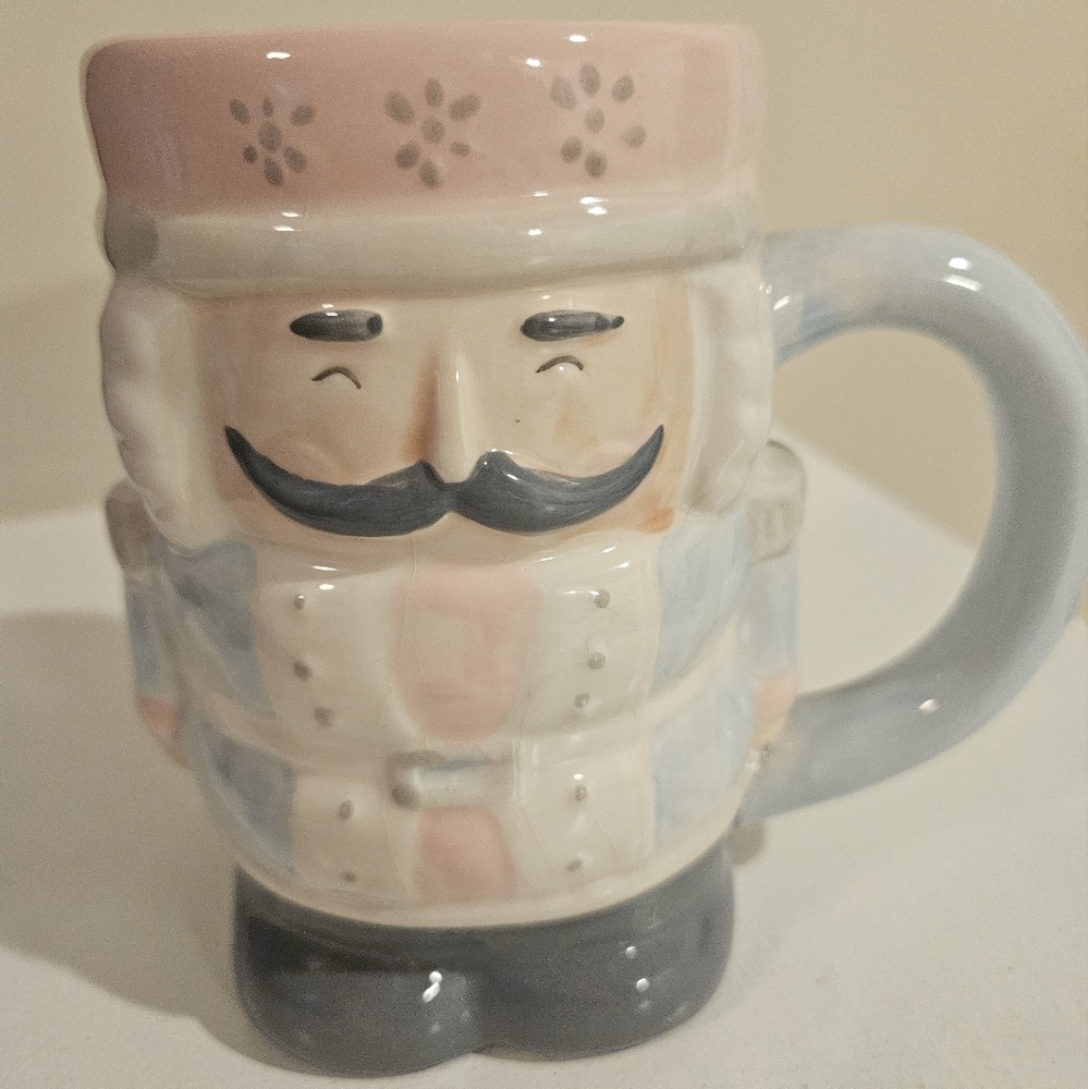 Christmas Smiling Holly & Joy Nutcracker Mug